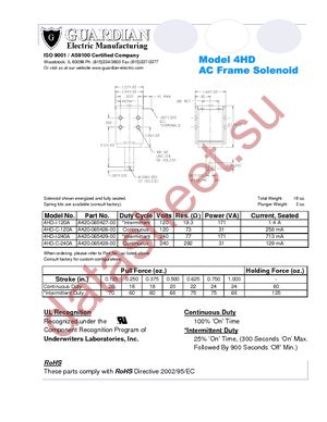 4HD-C-120A datasheet  